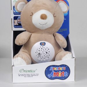 Nounours Amine : Doudou Ourson et Veilleuse Coranique pour enfant musulman et bébé